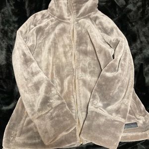 Calvin Klein fuzzy hoodie. Perfect for the fall months! I loved this jacket